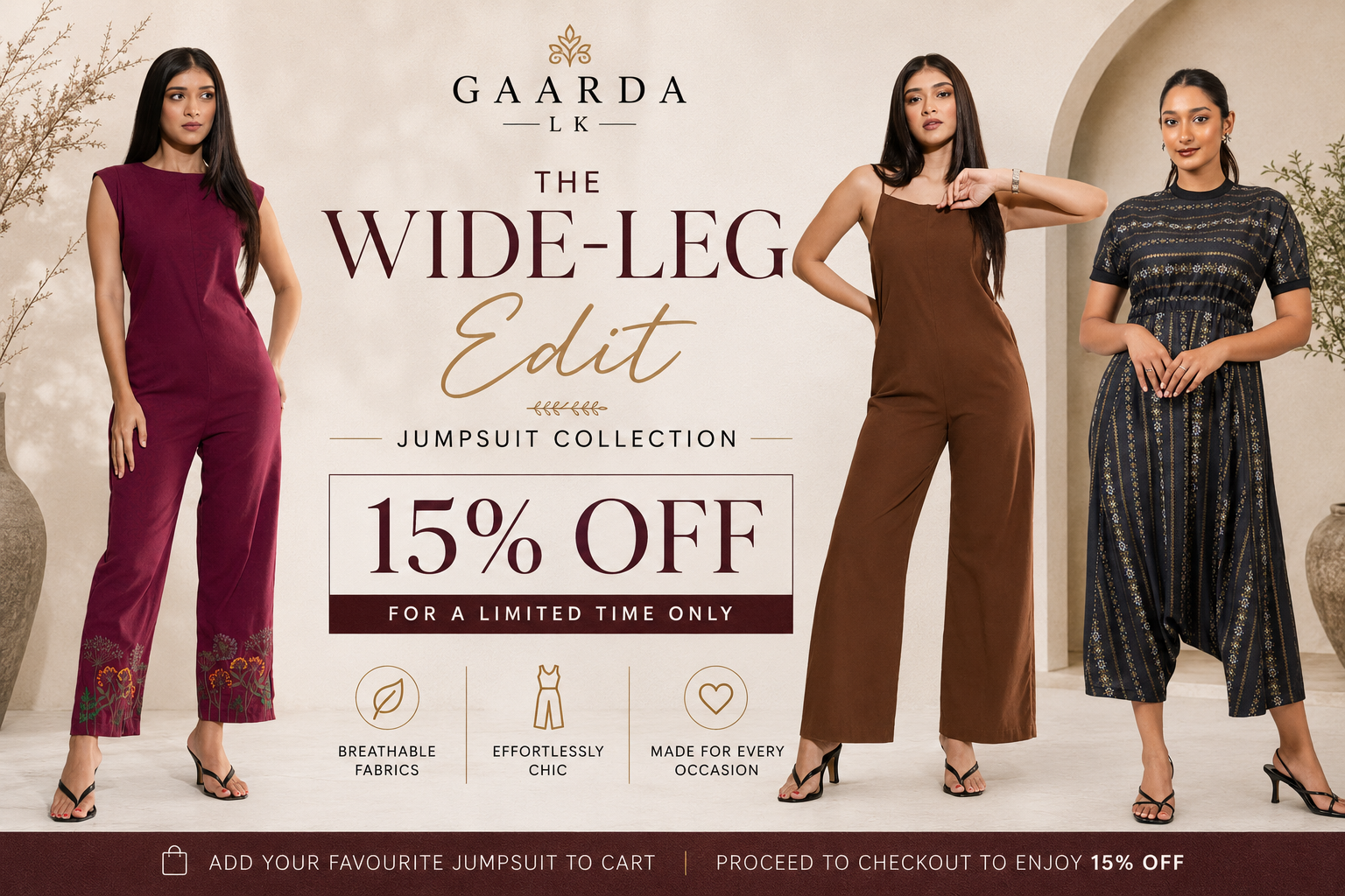 Effortless Elegance Collection – 15% OFF