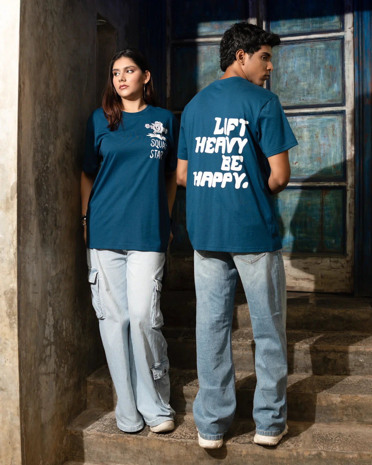 Lift Heavy Be Happy Unisex T-Shirt - HA-005-E2