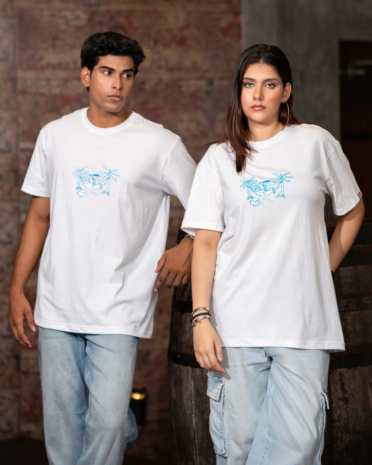 Lazy Days Tropical Office - Unisex T-Shirt HA-005-E10