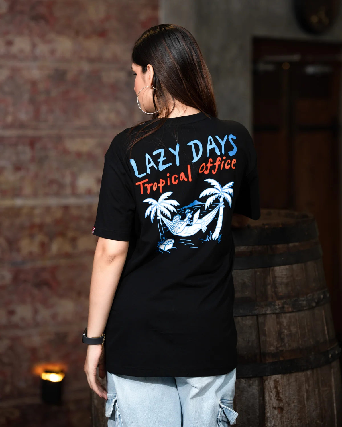 Lazy Days Tropical Office - Unisex T-Shirt HA-005-E10