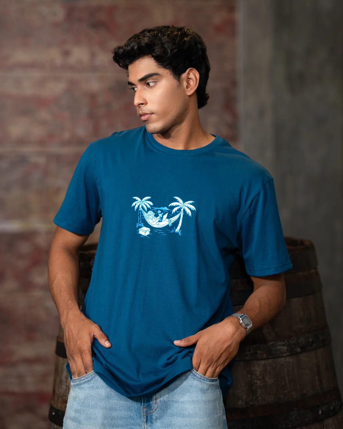 Lazy Days Tropical Office - Unisex T-Shirt HA-005-E10