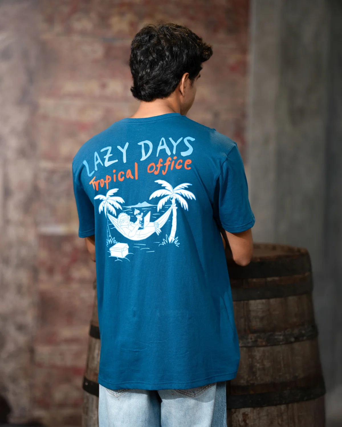 Lazy Days Tropical Office - Unisex T-Shirt HA-005-E10