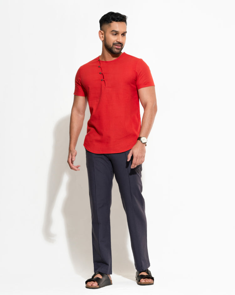 Linen Short Sleeve T-Shirt