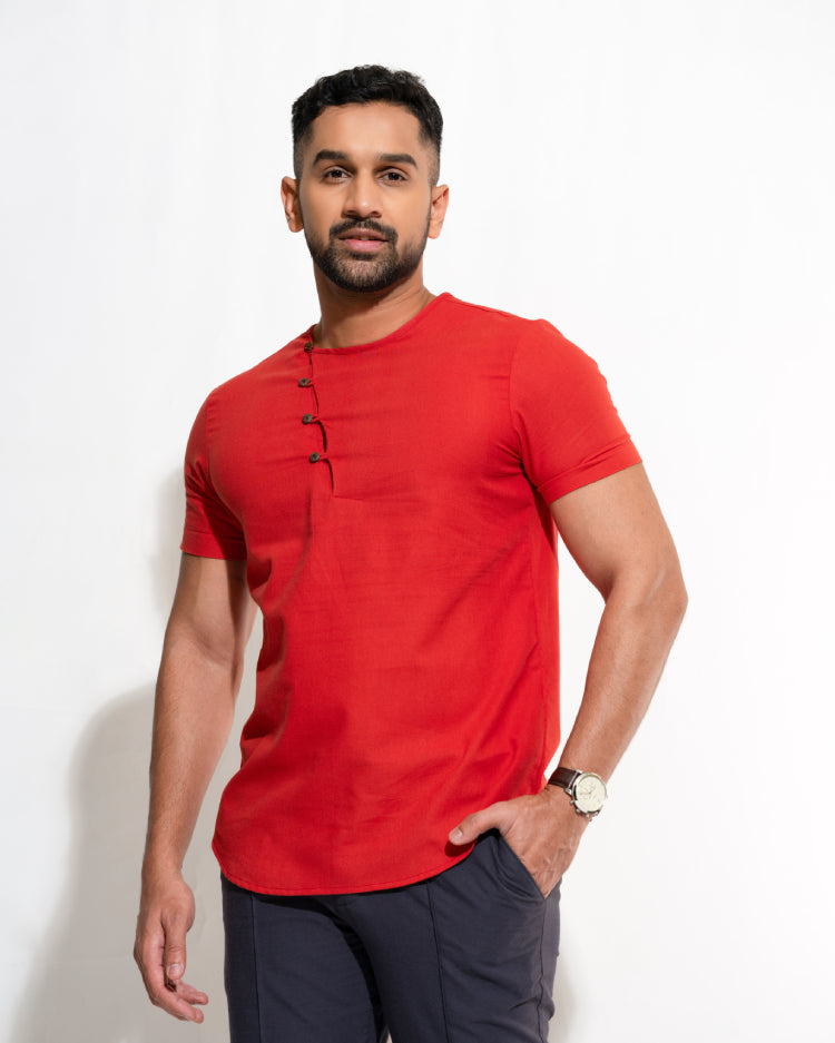 Linen Short Sleeve T-Shirt