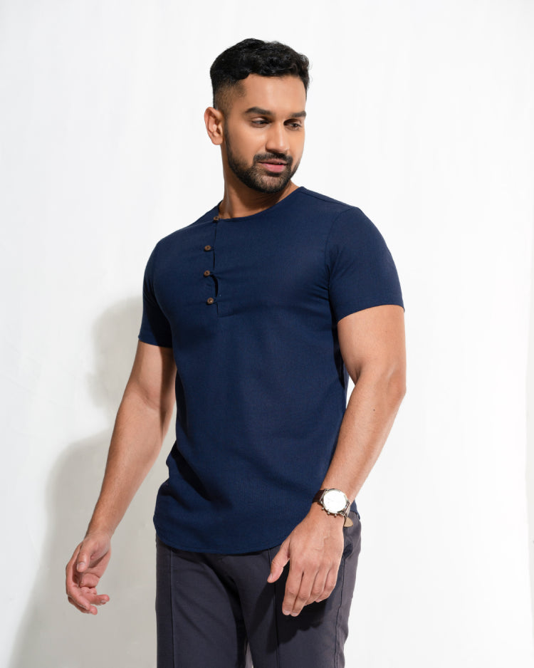 Linen Short Sleeve T-Shirt