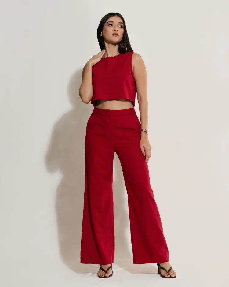 Sleeveless Women's Co-ord Set