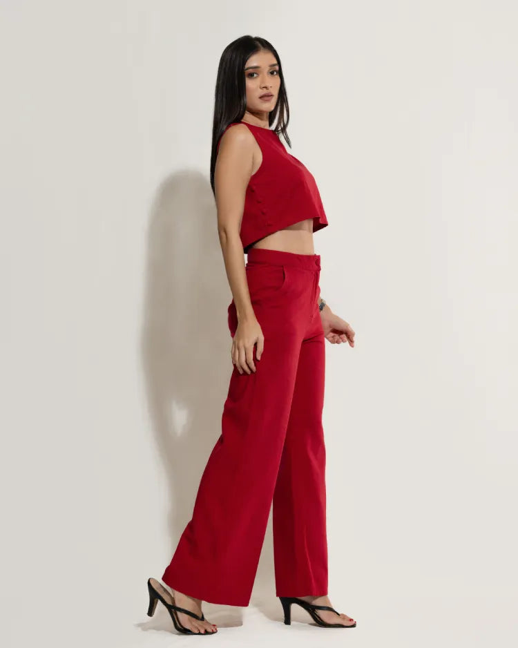 Sleeveless Women's Co-ord Set