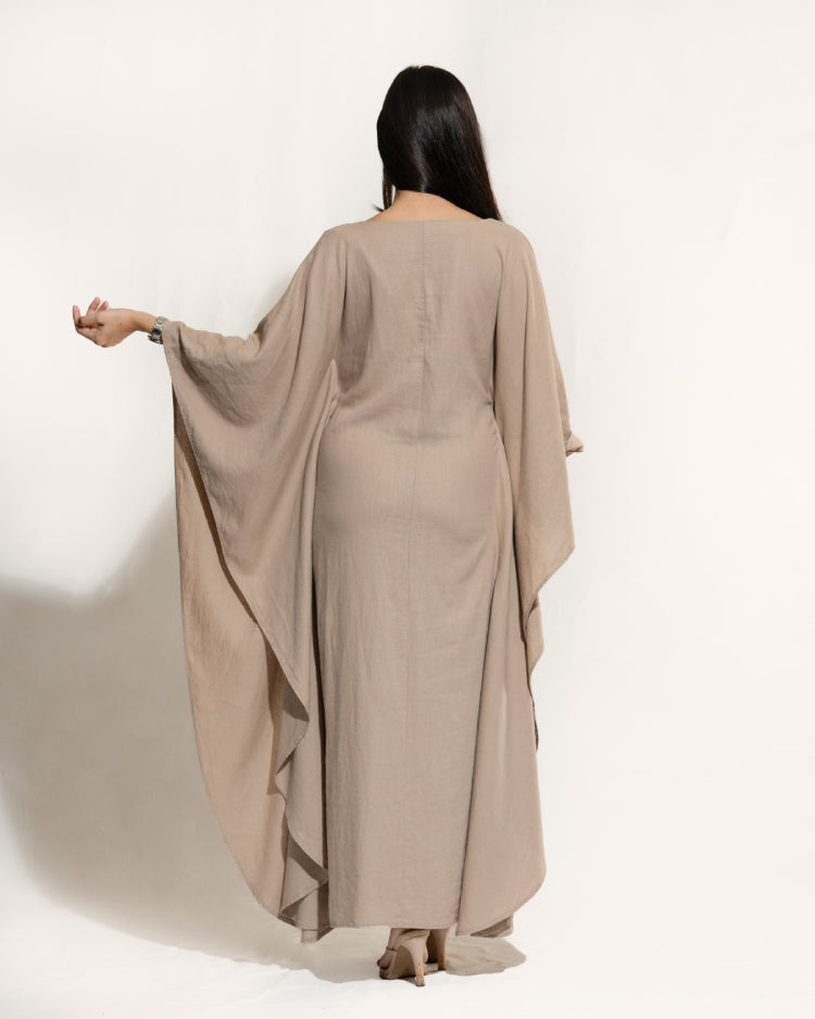 Embroidered Kaftan Dress