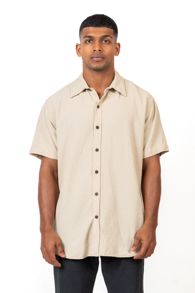 Shirt with Contrast Print