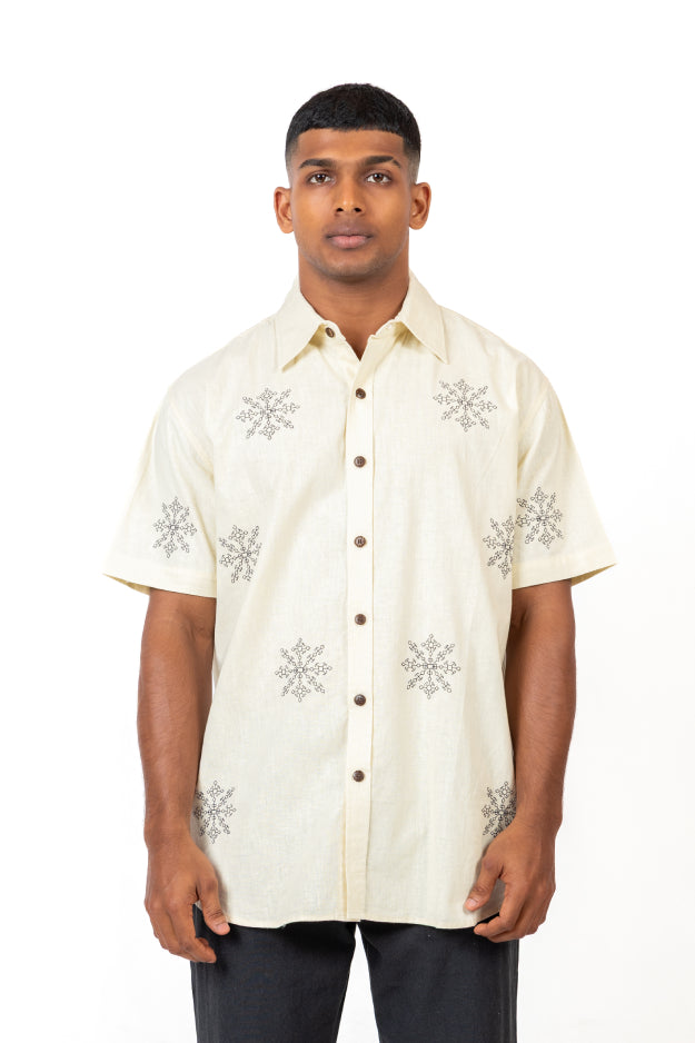 Embroidered Half Sleeve Shirt