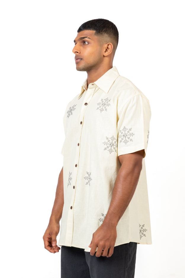 Embroidered Half Sleeve Shirt