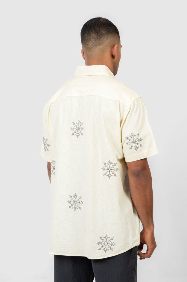 Embroidered Half Sleeve Shirt